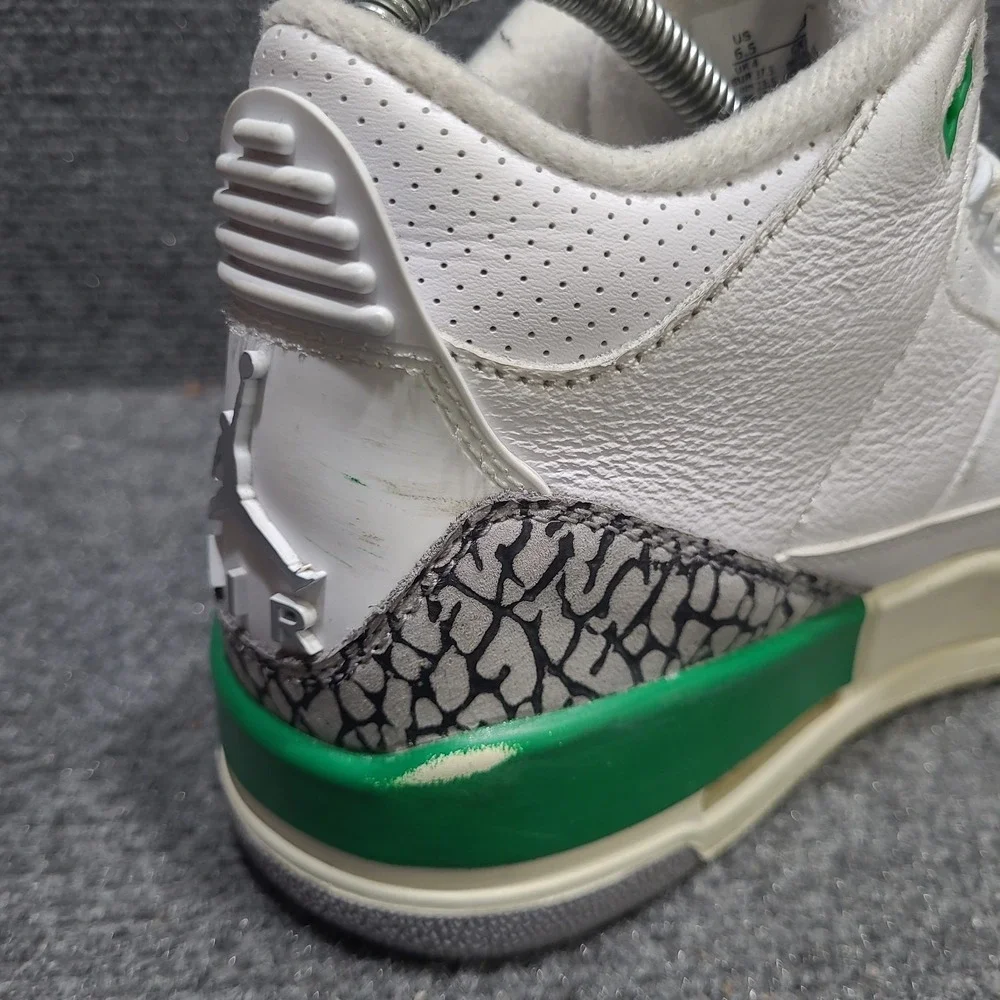 Air Jordan 3 Retro Lucky Green Style # CK9246-136‎ Women's Size 6.5